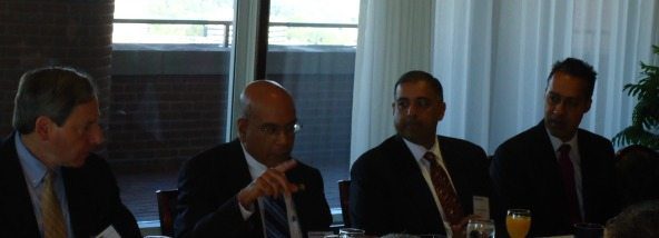 Mark Cohn (Unisys), Kshemendera Paul (ODNI), Sumeet Shrivastava (ARRAY), JD Kathuria (WashingtonExec)
