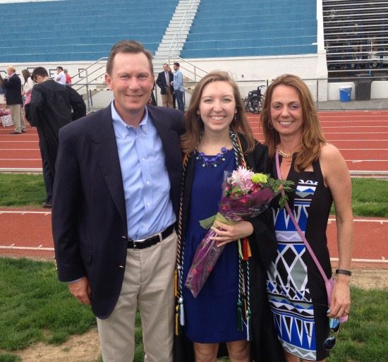 Doug Lane (Capgemini GS) with his daughter Kate and wife Debra.