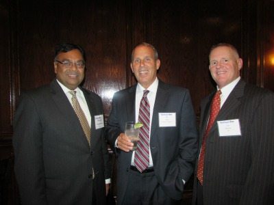 Manish Agarwal (Attain), Bob Smith (Trowbridge & Trowbridge), Cass Panicino (DNC)