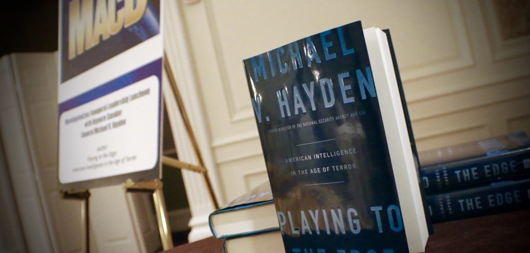 Photo of General Michael V Hayden at a WashingtonExec Event