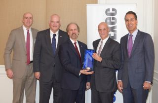 Andy Maner, Sentinel; Patrick Schambach, Schambach & Williams Consulting, LLC; Greg Baroni, Attain; Michael Chertoff, Chertoff Group; JD Kathuria, WashingtonExec