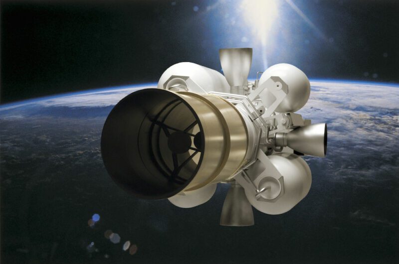 Raytheon's Exoatomospheric Kill Vehicle is the intercept component of the Ground-Based Interceptor. Image: Raytheon