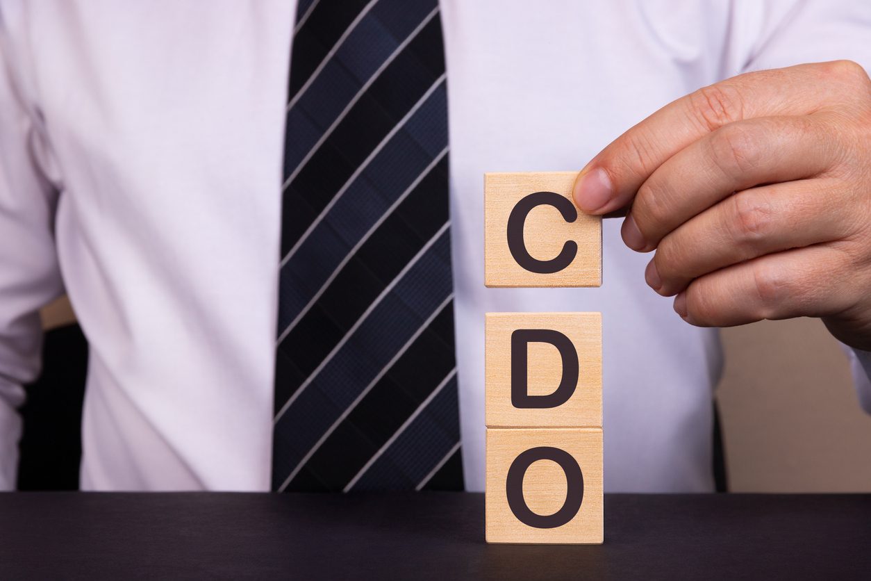 Business Acronym CDO Collateralized debt obligation. Conceptual image. I